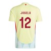 Maillot de Supporter Espagne Joselu 12 Extérieur Euro 2024 Pour Homme
